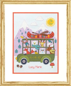 Dimensions Counted Cross Stitch Kit - Little Adventurer Birth Record