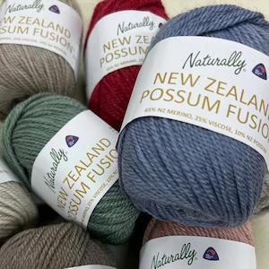 All Yarn: Naturally New Zealand - Possum / Merino / Viscose 8-ply / DK