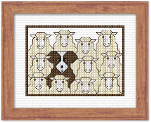 CraftCo Cross-stitch kit - Me And Ewes