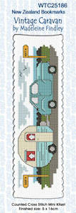 CraftCo Cross-stitch bookmark kit - Vintage Caravan