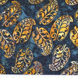 All Fabrics: Leaf - Midnight colour