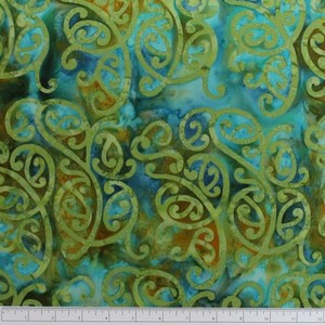 All Fabrics: Swirl - Pacific colour