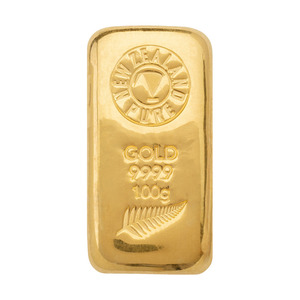Products: 100g NZ Pure Gold Cast Bar 999.9