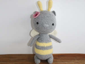 Gifts Occasions: "Bella Bee" Hand Crocheted Stuffed Toy