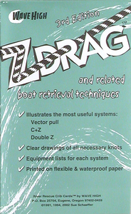 Z-Drag Rescue Crib Sheet - NZ Kayak School, Murchison, New Zealand