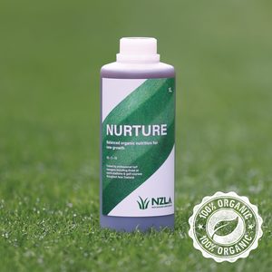 Products: Nurture Liquid Lawn Fertiliser with Organic Nutrients NZLA