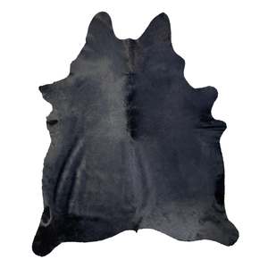 Hair On Cow Hide Rug | Dyed Black | 42 sq.ft | $400 ea.