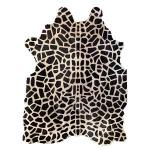 Hair On Cow Hide Rug | Stenciled Giraffe | 42 sq.ft | $350 ea.
