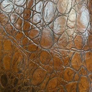 Embossed Large Reptile Print Cow Side | Brown | 1.0mm | 19 sq.ft | From $165 ea.