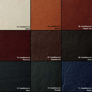 Upholstery And Automotive Full Range Pre Order: Casablanca Upholstery Hides (Indent) | Pre Order | 0.9mm | 4.6 sq.m