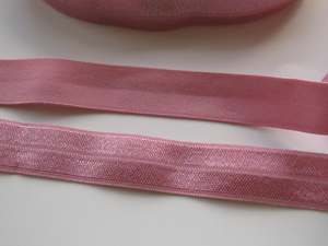 Flowers: 2.4m 15mm wide Wild Rose Fold over elastic foldover FOE 15mm