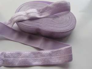 Foldover And Other Elastic: 5m Light Orchid 20mm Fold over elastic FOE elastic Foldover