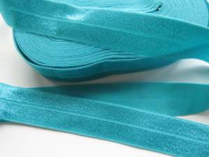 5m Tornado Blue 20mm Fold over elastic FOE elastic Foldover