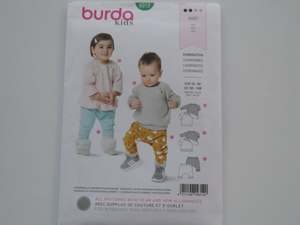 Burda Kids 9312- Baby toddler leggings ,hoodie pattern- use our merino
