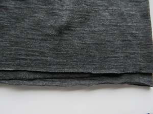 2m Jupiter Charcoal 100% merino jersey knit 165g 150cm- precut- longest piece left
