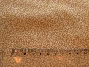 Quilting: Beige Cream mini floral print Fat quarter quilting patchwork fabric- 100% cotton