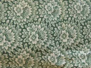 Quilting: Green floral print Fat quarter quilting patchwork fabric- 100% cotton