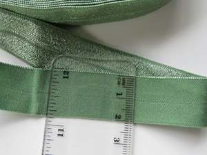 Sewing Supplies 1: 91m roll Sage green 20mm Fold over elastic FOE elastic Foldover- 100 yard roll