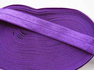 Sewing Supplies 1: 8.8m 15mm wide Purple Fold over elastic foldover FOE 15mm