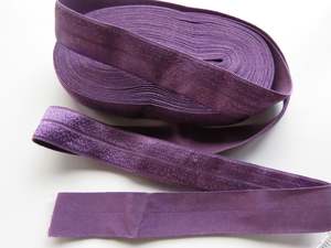 Sewing Supplies 1: 50 yard / 45.6m Roll Amethyst Purple 20mm Fold over elastic FOE elastic Foldover