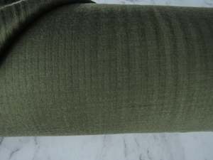 Merino Blend Fabrics: 93cm Oslo Olive 75% Merino 25% Polyester 230g Knit- precut