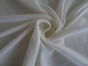 85 To 100 Merino Fabrics: 20cm Winter White 150g 100% Merino Jersey Knit Fabric - has a flaw