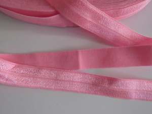 3.6m Sherbert pink 15mm fold over elastic foldover FOE