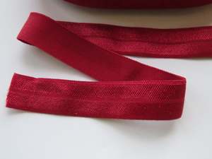4.6m Scarlet red Fold over elastic foldover FOE 15mm