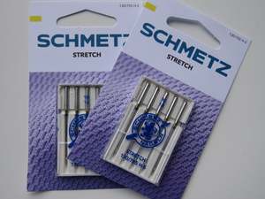 Needles Thread And Other Sewing Items: Stretch Needles- Schmetz Size  130/705 Size  90/14- for elastic and very elastic knitwear