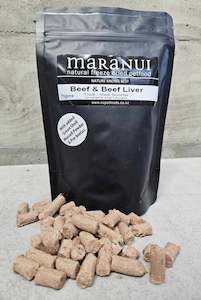 Freeze Dried Treats: Freeze Dried Beef & Beef Liver Pellets - 75gms