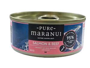 Pure Maranui Salmon & Beef cat food