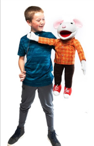 Top Picks: Mouse, super size.Hand Puppet 64 cm  (code 56)