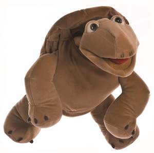 Puppets: Sammy the 50 cm high Turtle Hand puppet, (code 256)