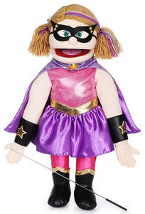 Suzie Superhero large 64 cm Hand Puppet (code 29)