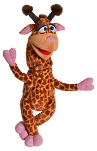 Jeffrey Giraffe 55cm Hand Puppet (Code 223)
