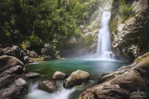 Waterfalls: Golden Bay - Wainui Falls | Gift Print
