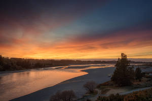 All: Waimakariri Gorge - River at Sunrise | Gift Print