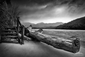 Fees: Awaroa Bay - Storm Brewing | Gift Print