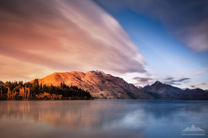 Mountains: Queenstown - Morning Light on the Remarkables | Gift Print