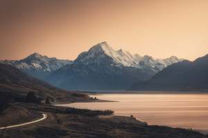 Aoraki Mount Cook - Orange Dawn | Gift Print