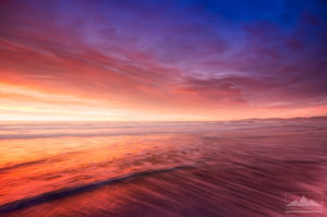 Seascapes: Christchurch - Vibrant Seascape | Gift Print