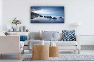 2 1 Ratio Panoramas: Moeraki - Boulders Bluescape