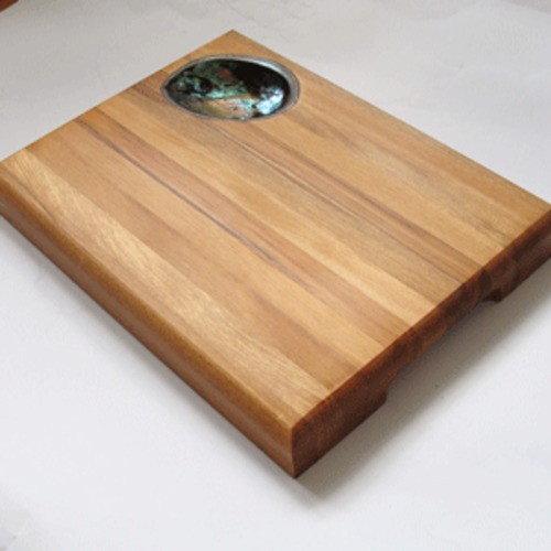 Products: Rimu Board with inset Paua Shell bowl