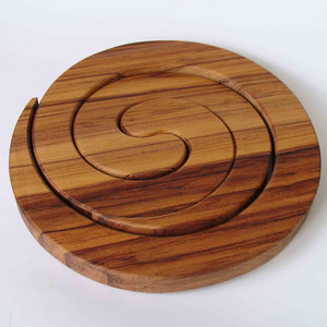 Rimu Wooden Spiral Placemats