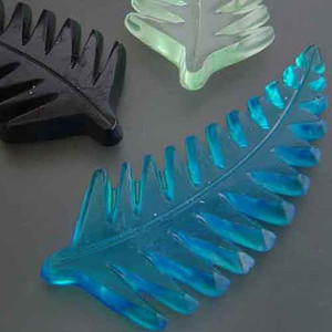 Products: Cast Glass Silver Fern