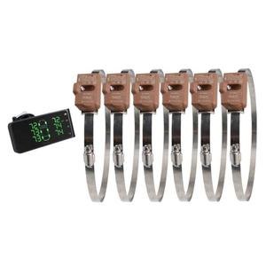 Tuson TPMS with (6) Sensor Cradle Steel Band Kit for 12-17.5″ Rims (TPMS6W-ST1&hellip;