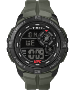 WATCH: Timex UFC Rush 52mm PU Strap Watch TW5M59400