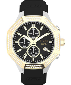 WATCH: Timex UFC King 45mm Silicone Strap Watch TW2V99200