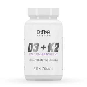 Vitamins Minerals: DNA sport D3 + K2 calcium absorbent