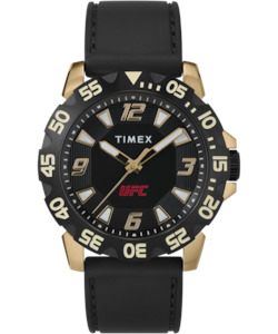 Timex: Timex UFC Champ 42mm Gold Watch TW2V84400